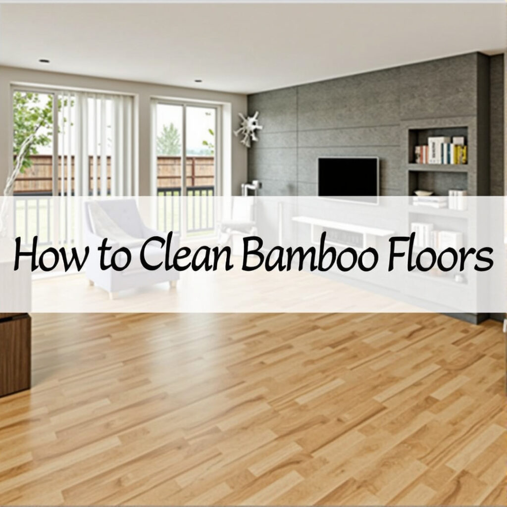 How to clean bamboo floors