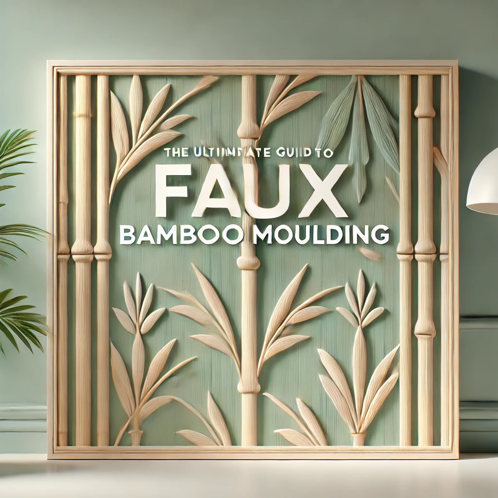 Faux bamboo molding