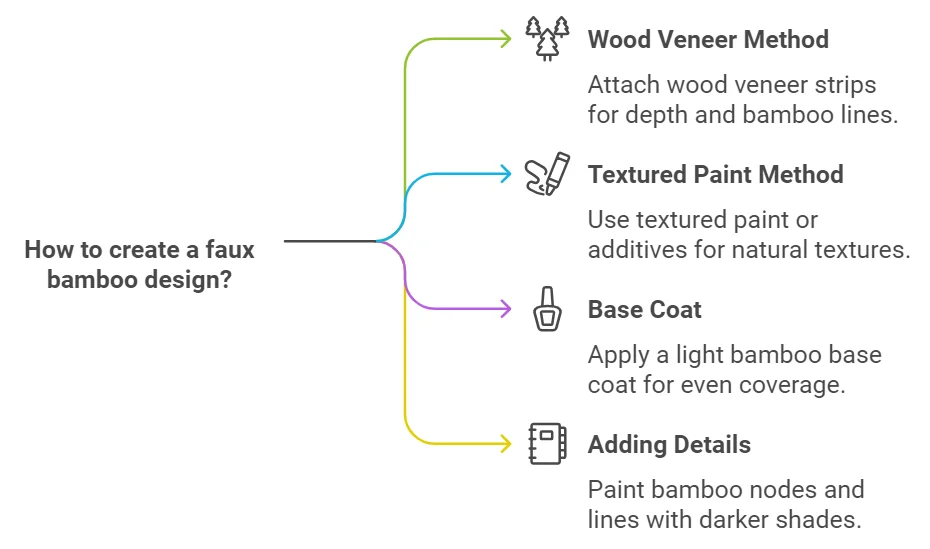 Faux bamboo molding: Creating the Faux Bamboo Design