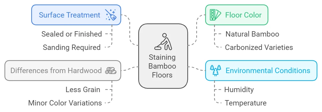 Can you stain bamboo floors?: Factors affecting staining
