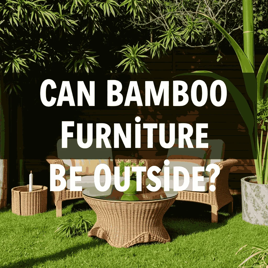 Can Bamboo Furniture Be Outside?Ā