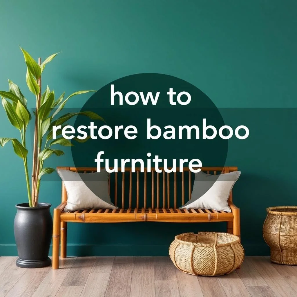 how to restore bamboo furniture